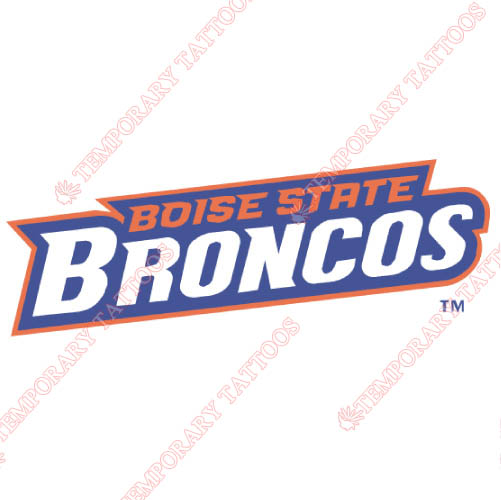 Boise State Broncos Customize Temporary Tattoos Stickers NO.4013